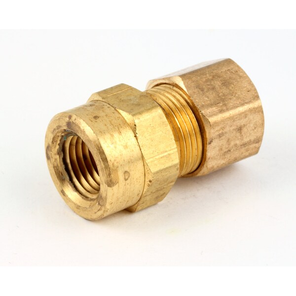 Fitting, 1/2"Cc 1/4"Npt Brass